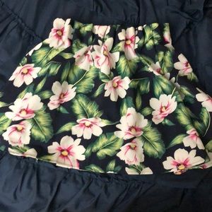 Floral print skirt